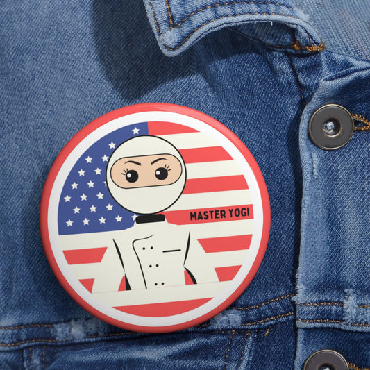Master Yogi 3" Custom Pin