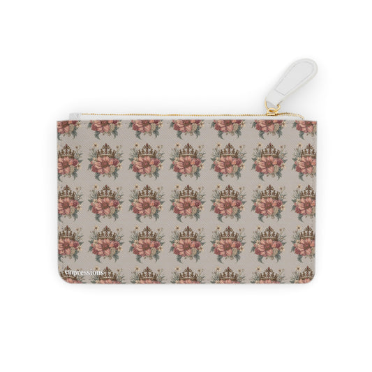 Express & Express Royalty with pink flower Mini Clutch Bag