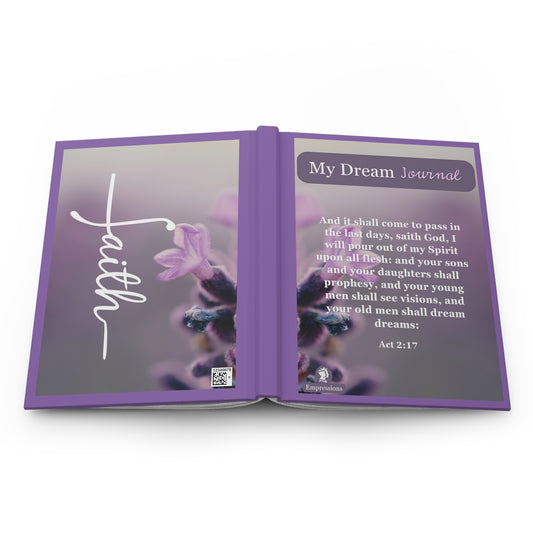 My Dream Journal Hardcover Matte Purple